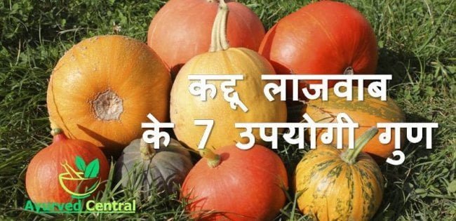जानिये कद्दू लाजवाब के 7 उपयोगी गुण pumpkin kaddu seeds ke fayde labh gun benefits in hindi